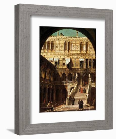 The Giants' Steps, Venice, 1765-Canaletto-Framed Giclee Print