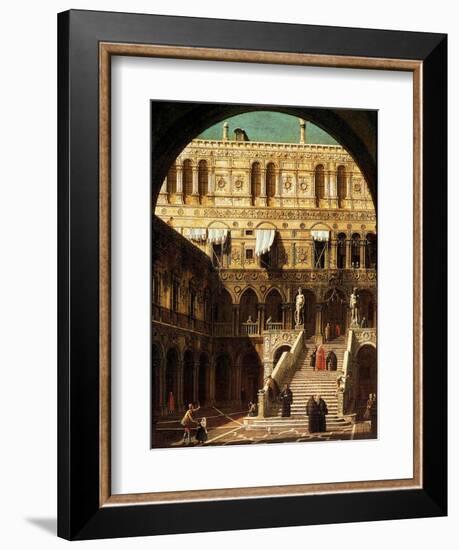 The Giants' Steps, Venice, 1765-Canaletto-Framed Giclee Print