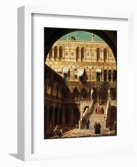 The Giants' Steps, Venice, 1765-Canaletto-Framed Giclee Print