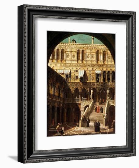 The Giants' Steps, Venice, 1765-Canaletto-Framed Giclee Print