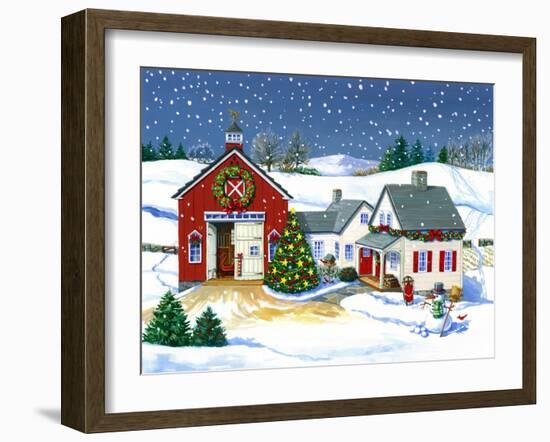 The Gibson Barn-Geraldine Aikman-Framed Giclee Print