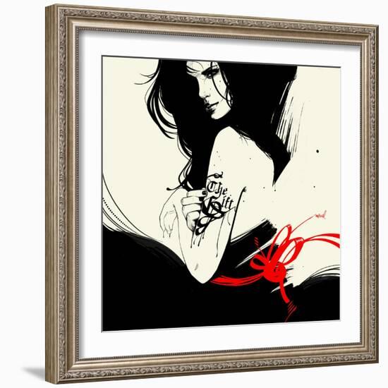 The Gift-Manuel Rebollo-Framed Art Print