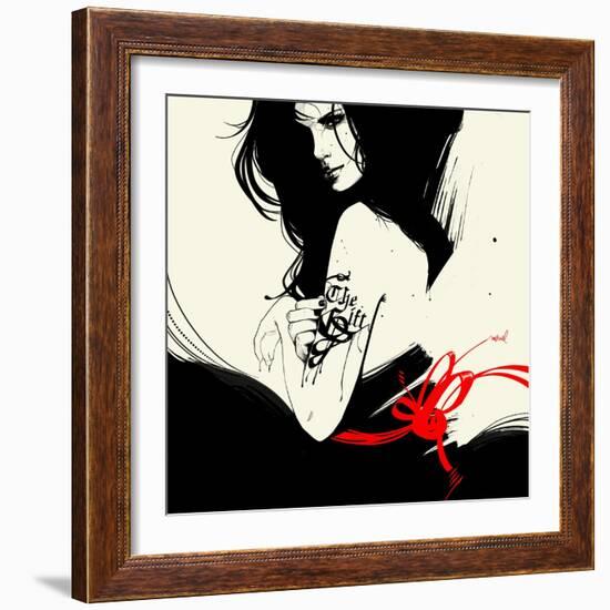 The Gift-Manuel Rebollo-Framed Art Print