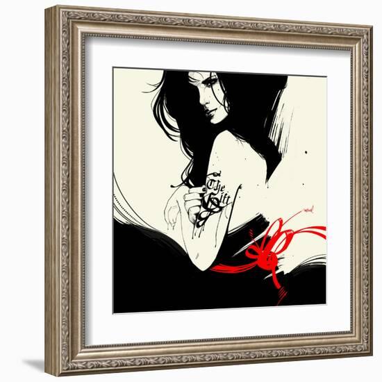 The Gift-Manuel Rebollo-Framed Art Print