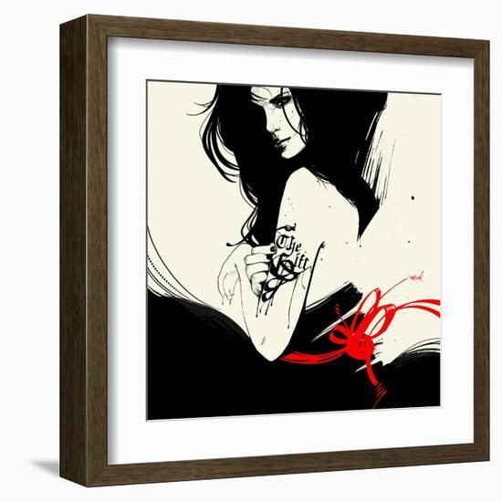 The Gift-Manuel Rebollo-Framed Art Print