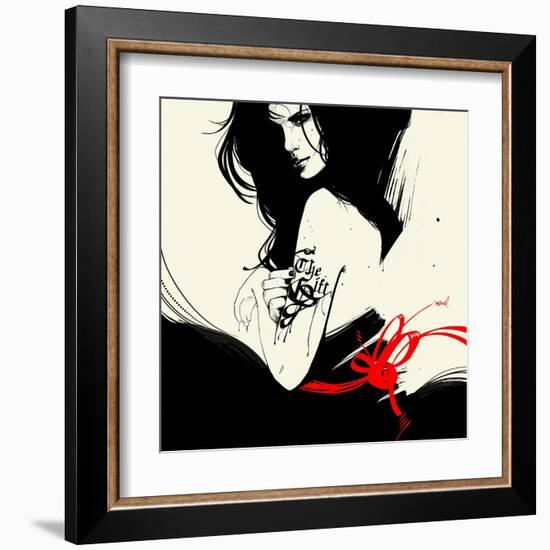 The Gift-Manuel Rebollo-Framed Art Print