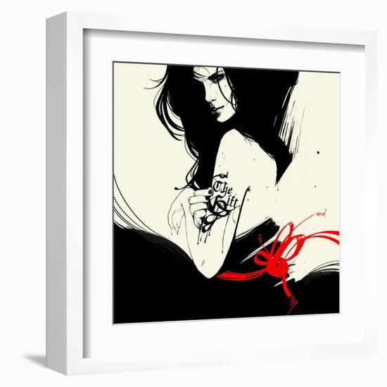 The Gift-Manuel Rebollo-Framed Art Print