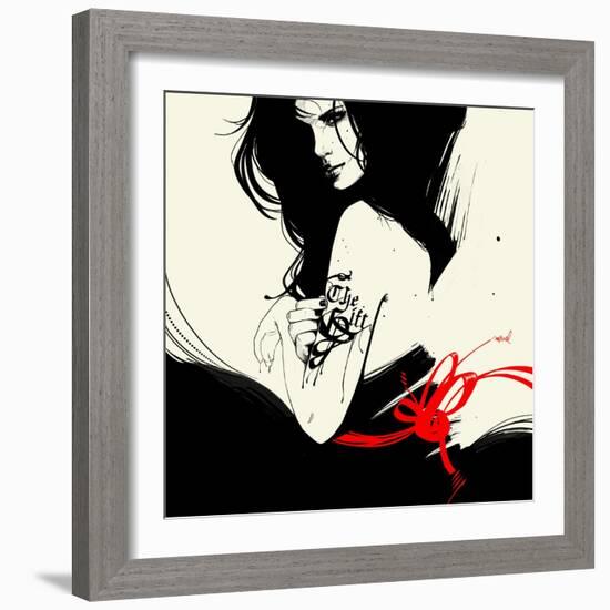 The Gift-Manuel Rebollo-Framed Art Print