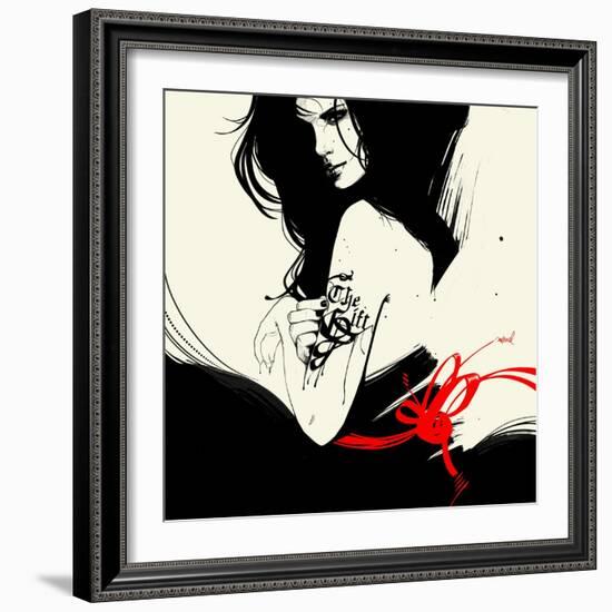 The Gift-Manuel Rebollo-Framed Art Print