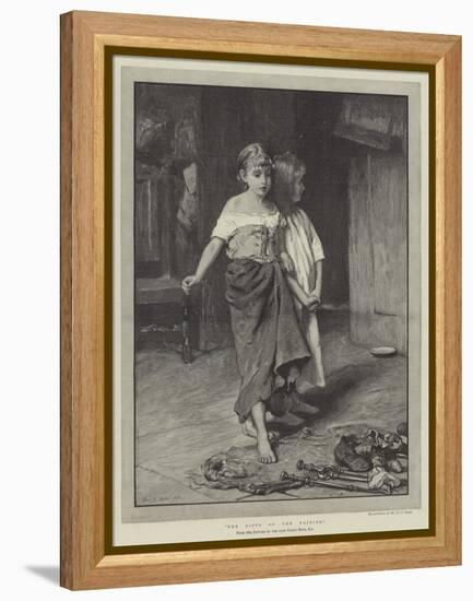 The Gifts of the Fairies-Frank Holl-Framed Premier Image Canvas