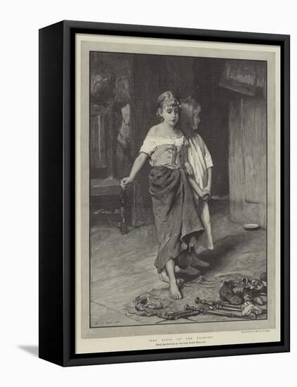 The Gifts of the Fairies-Frank Holl-Framed Premier Image Canvas