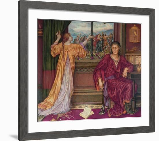 The Gilded Cage-Evelyn De Morgan-Framed Premium Giclee Print