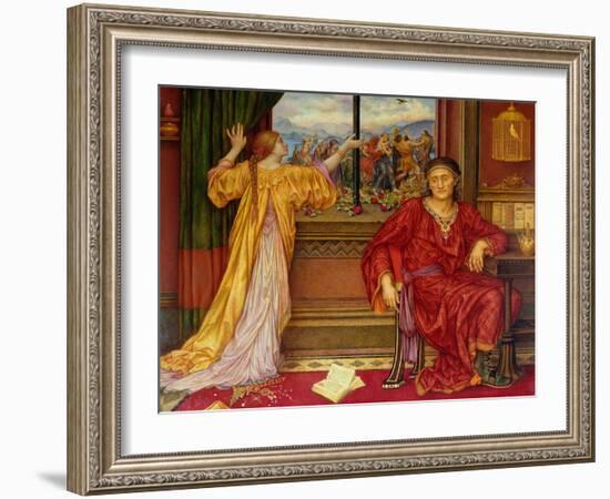 The Gilded Cage-Evelyn De Morgan-Framed Giclee Print