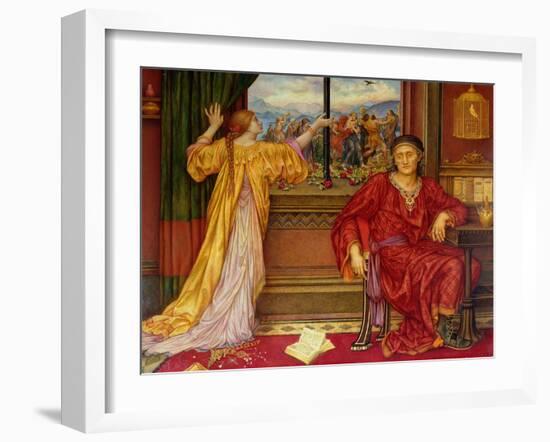 The Gilded Cage-Evelyn De Morgan-Framed Giclee Print