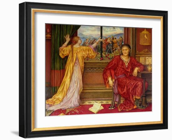 The Gilded Cage-Evelyn De Morgan-Framed Giclee Print