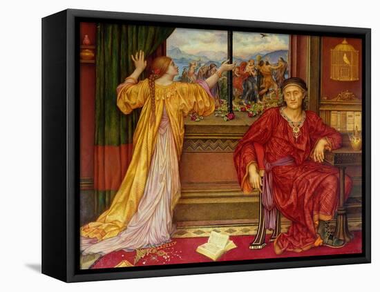 The Gilded Cage-Evelyn De Morgan-Framed Premier Image Canvas