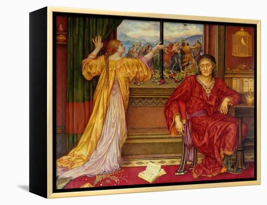 The Gilded Cage-Evelyn De Morgan-Framed Premier Image Canvas