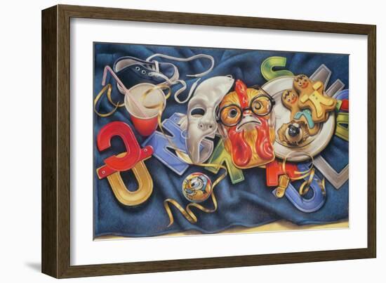 The Ginger Bread Man, 2004-Sandra Lawrence-Framed Giclee Print