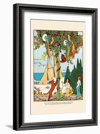 The Gingerbread Dog Chases the Cat and Birds-Eugene Field-Framed Art Print