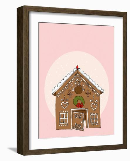 The Gingerbread House, 2020 (Digital)-Roberta Murray-Framed Giclee Print