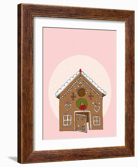 The Gingerbread House, 2020 (Digital)-Roberta Murray-Framed Giclee Print