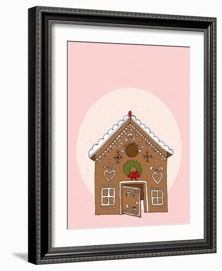 The Gingerbread House, 2020 (Digital)-Roberta Murray-Framed Giclee Print