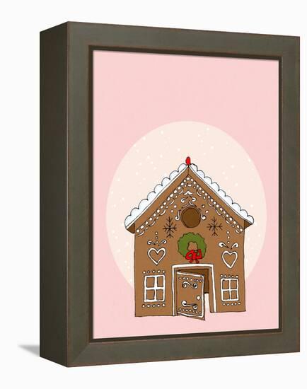 The Gingerbread House, 2020 (Digital)-Roberta Murray-Framed Premier Image Canvas