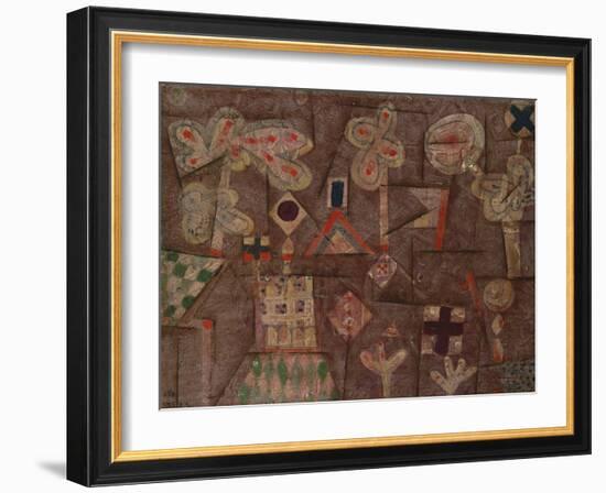 The Gingerbread House; Lebkuchen Bild-Paul Klee-Framed Giclee Print