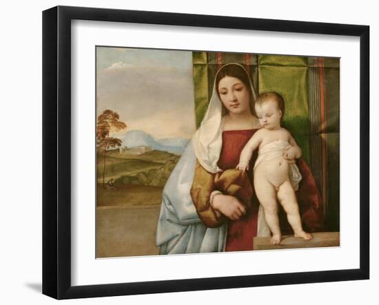 The Gipsy Madonna, C. 1510-Titian (Tiziano Vecelli)-Framed Giclee Print