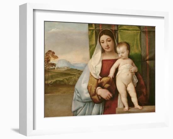 The Gipsy Madonna, C. 1510-Titian (Tiziano Vecelli)-Framed Giclee Print