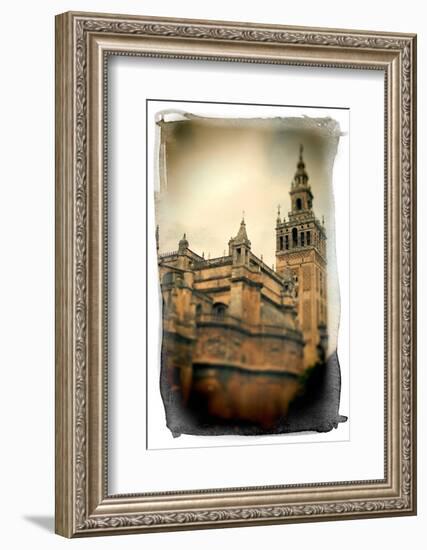 The Giralda Tower and the Cathedral (South-East View), Seville, Spain-Felipe Rodriguez-Framed Photographic Print