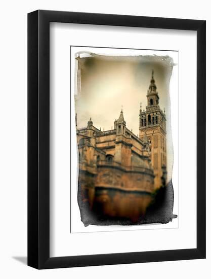 The Giralda Tower and the Cathedral (South-East View), Seville, Spain-Felipe Rodriguez-Framed Photographic Print