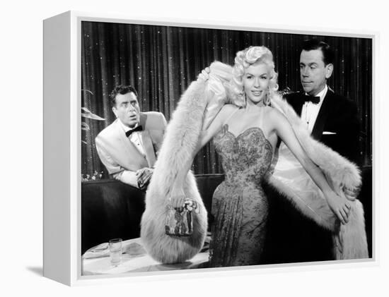 The Girl Can't Help It, Jayne Mansfield, Tom Ewell, 1956-null-Framed Stretched Canvas