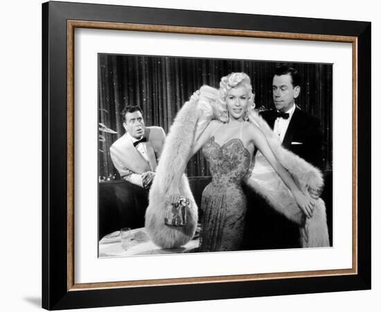 The Girl Can't Help It, Jayne Mansfield, Tom Ewell, 1956-null-Framed Photo