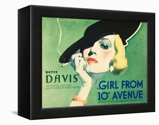 The Girl From 10th Avenue, Bette Davis on title card, 1935-null-Framed Stretched Canvas