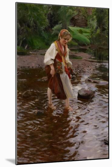 The Girl from Alvdalen, C.1911-Anders Leonard Zorn-Mounted Giclee Print