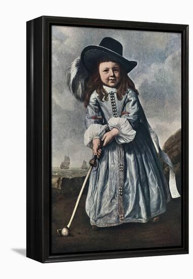 The Girl Golfer, C1650-Aelbert Cuyp-Framed Premier Image Canvas