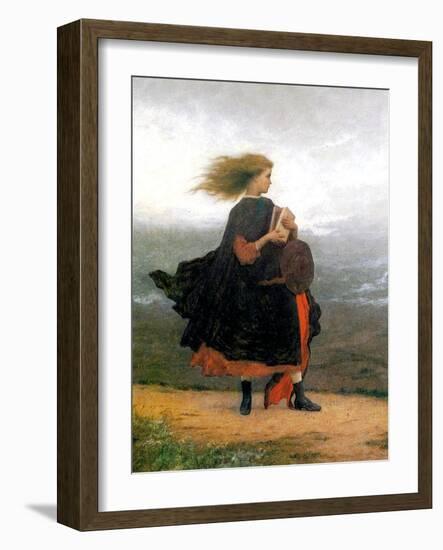 The Girl I Left Behind Me-Eastman Johnson-Framed Giclee Print