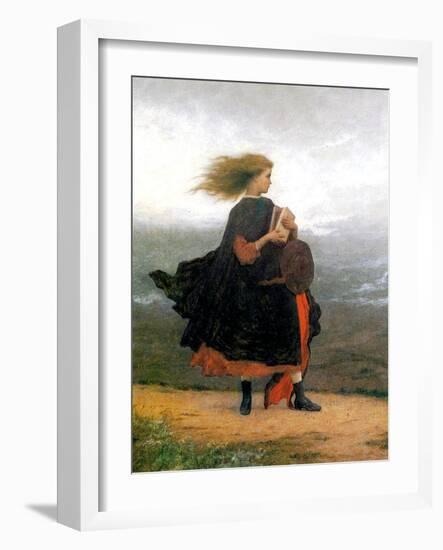 The Girl I Left Behind Me-Eastman Johnson-Framed Giclee Print