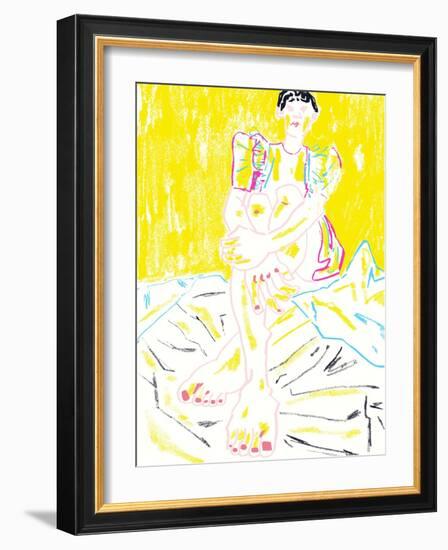 The Girl in the Yellow Dress-Francesco Gulina-Framed Photographic Print