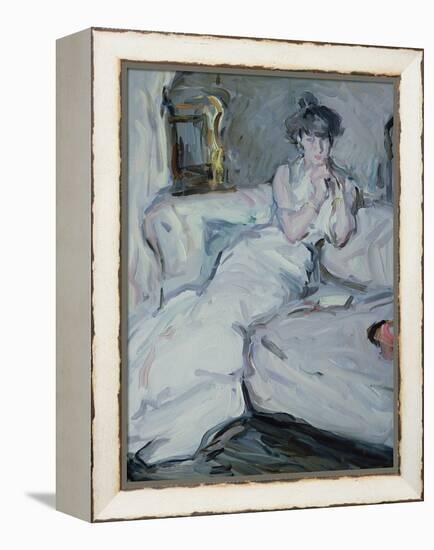 The Girl in White, 1909-Samuel John Peploe-Framed Premier Image Canvas