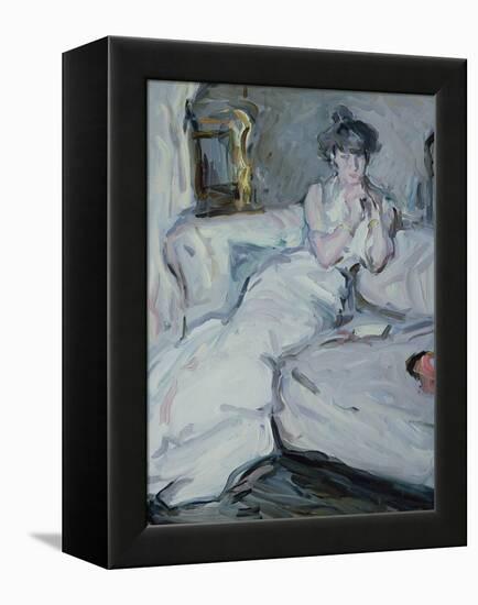 The Girl in White, 1909-Samuel John Peploe-Framed Premier Image Canvas