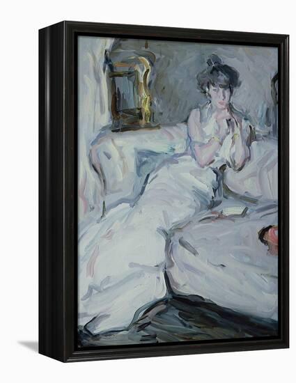 The Girl in White, 1909-Samuel John Peploe-Framed Premier Image Canvas