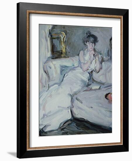 The Girl in White, 1909-Samuel John Peploe-Framed Giclee Print