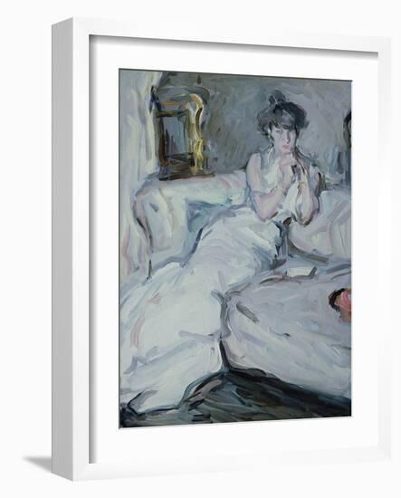 The Girl in White, 1909-Samuel John Peploe-Framed Giclee Print