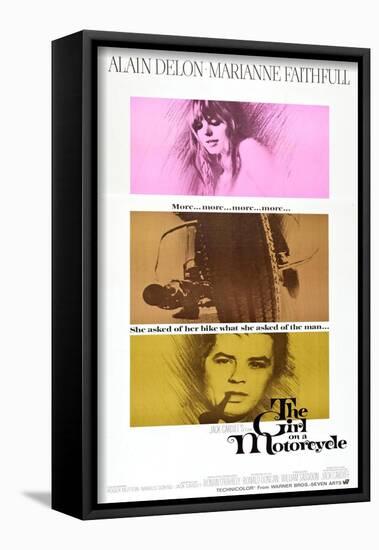 THE GIRL ON A MOTORCYCLE (aka NAKED UNDER LEATHER)-null-Framed Art Print