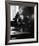 The Girl on a Motorcycle-null-Framed Photo