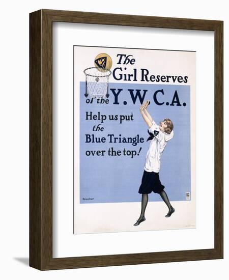 The Girl Reserves of the Y.W.C.A. Poster-null-Framed Giclee Print