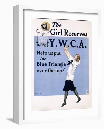 The Girl Reserves of the Y.W.C.A. Poster-null-Framed Giclee Print