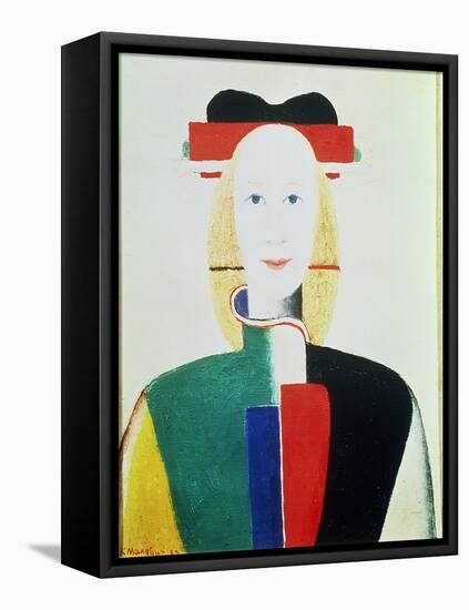 The Girl with the Hat-Kasimir Malevich-Framed Premier Image Canvas